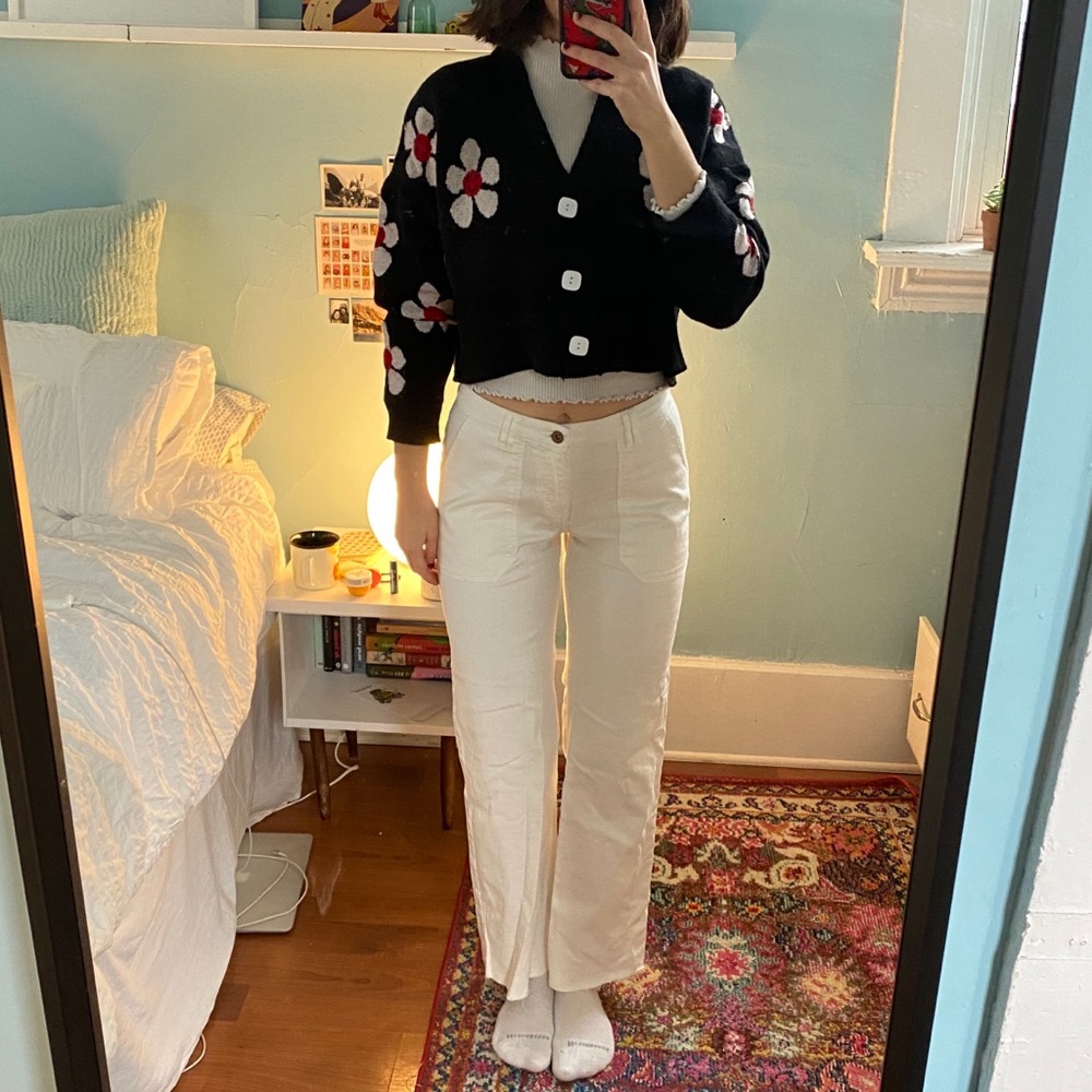 H&M White Pants